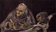 Two Women Eating Francisco de Goya